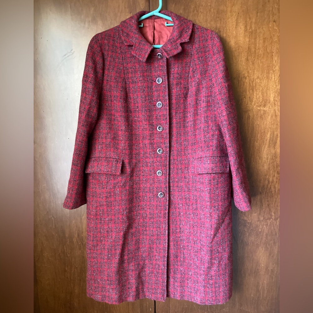 Harris Tweed Vintage Women’s coat size M